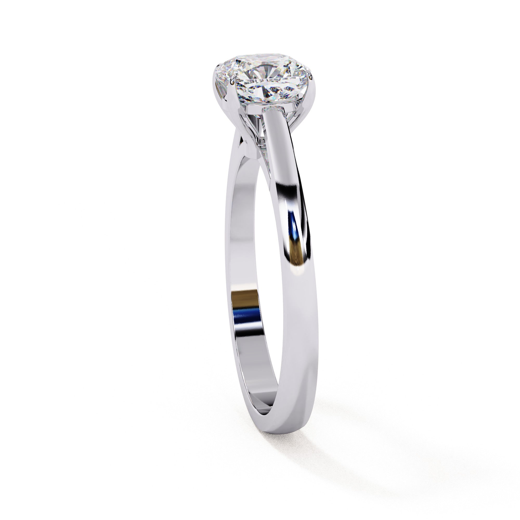 Alera Cushion Cut Solitaire Diamond Ring