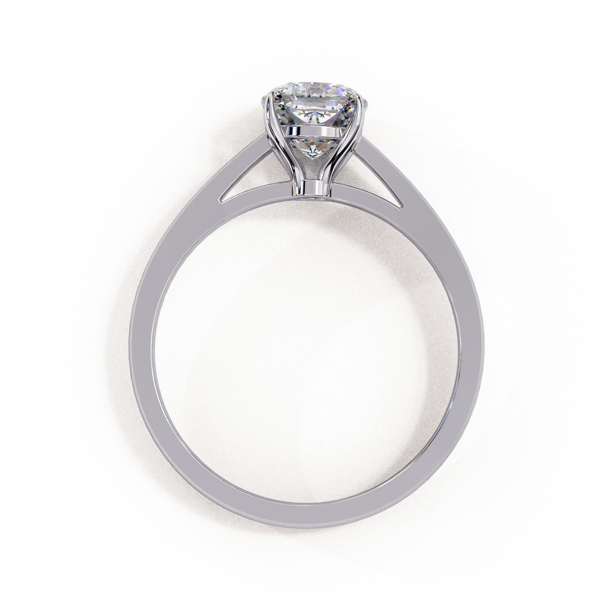 Alera Cushion Cut Solitaire Diamond Ring