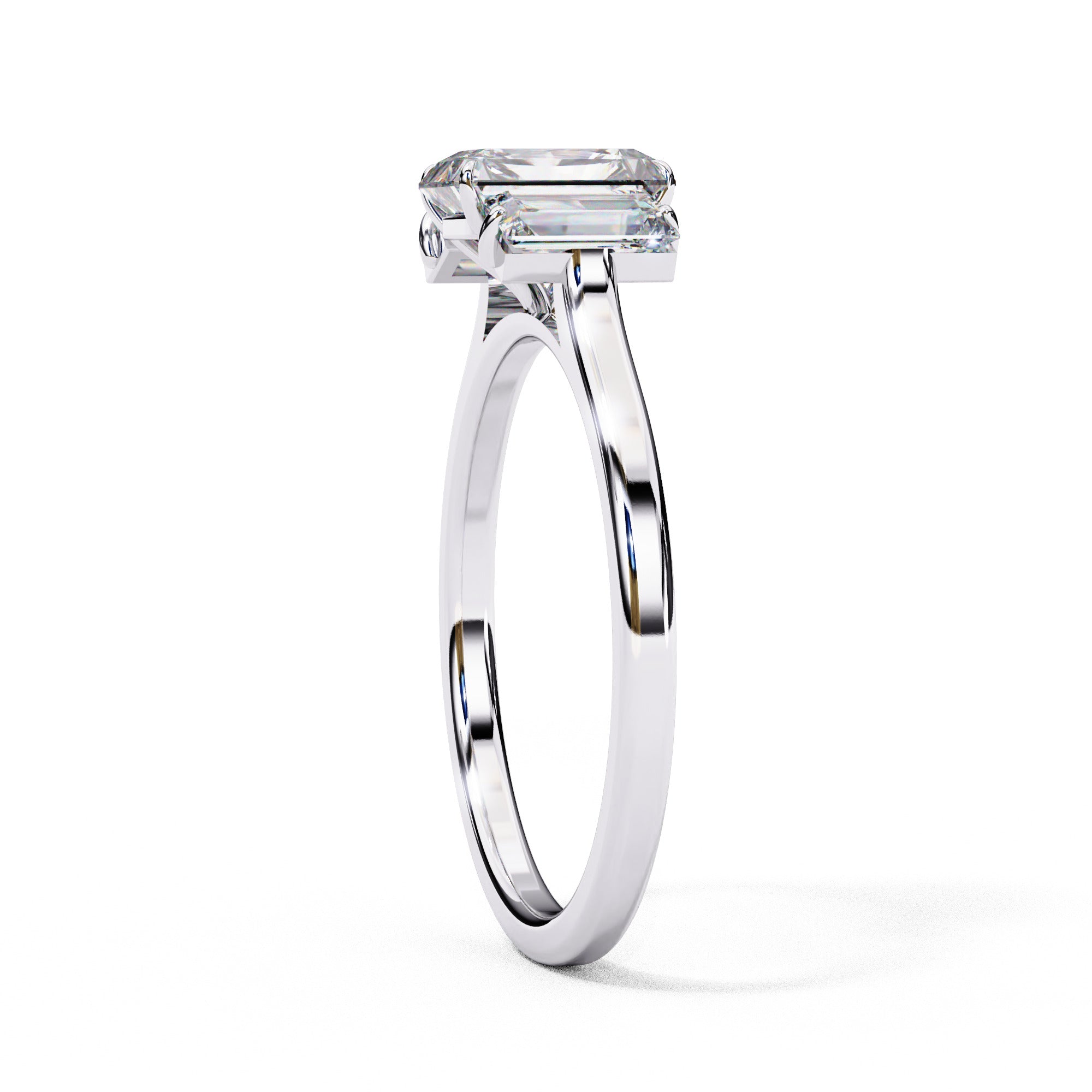 Alera Emerald & Baguette Diamond Ring