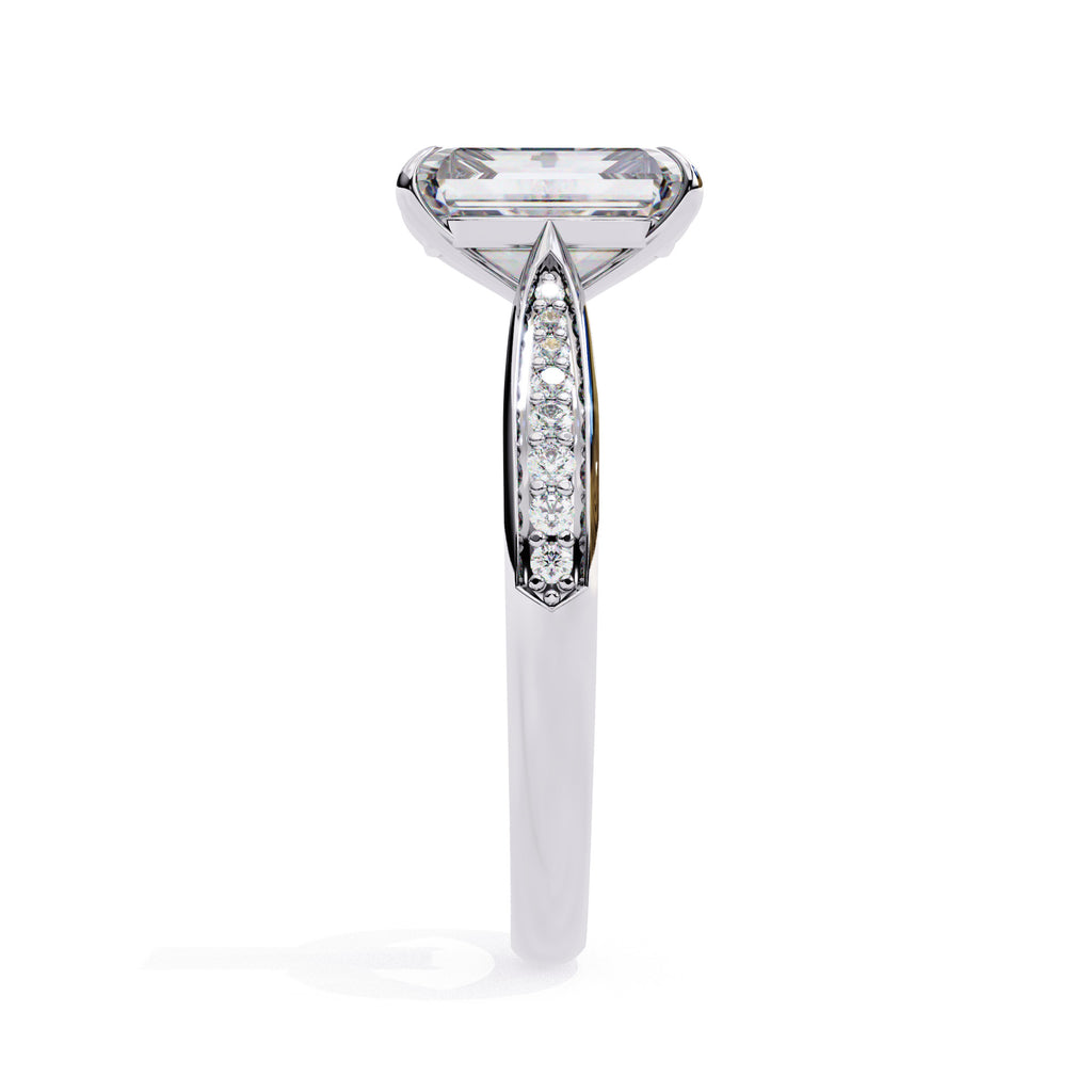Alera Emerald Pave Diamond Ring