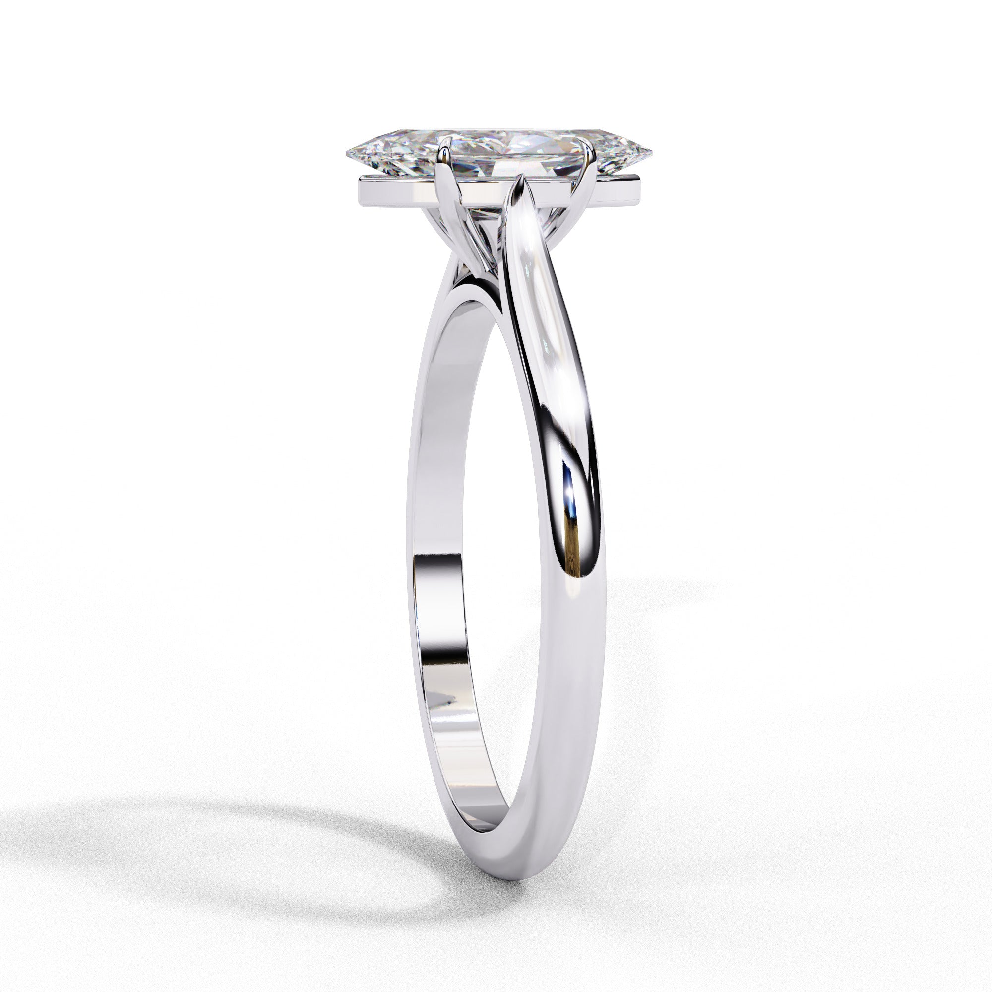 Alera Marquise Cut Solitaire Diamond Ring