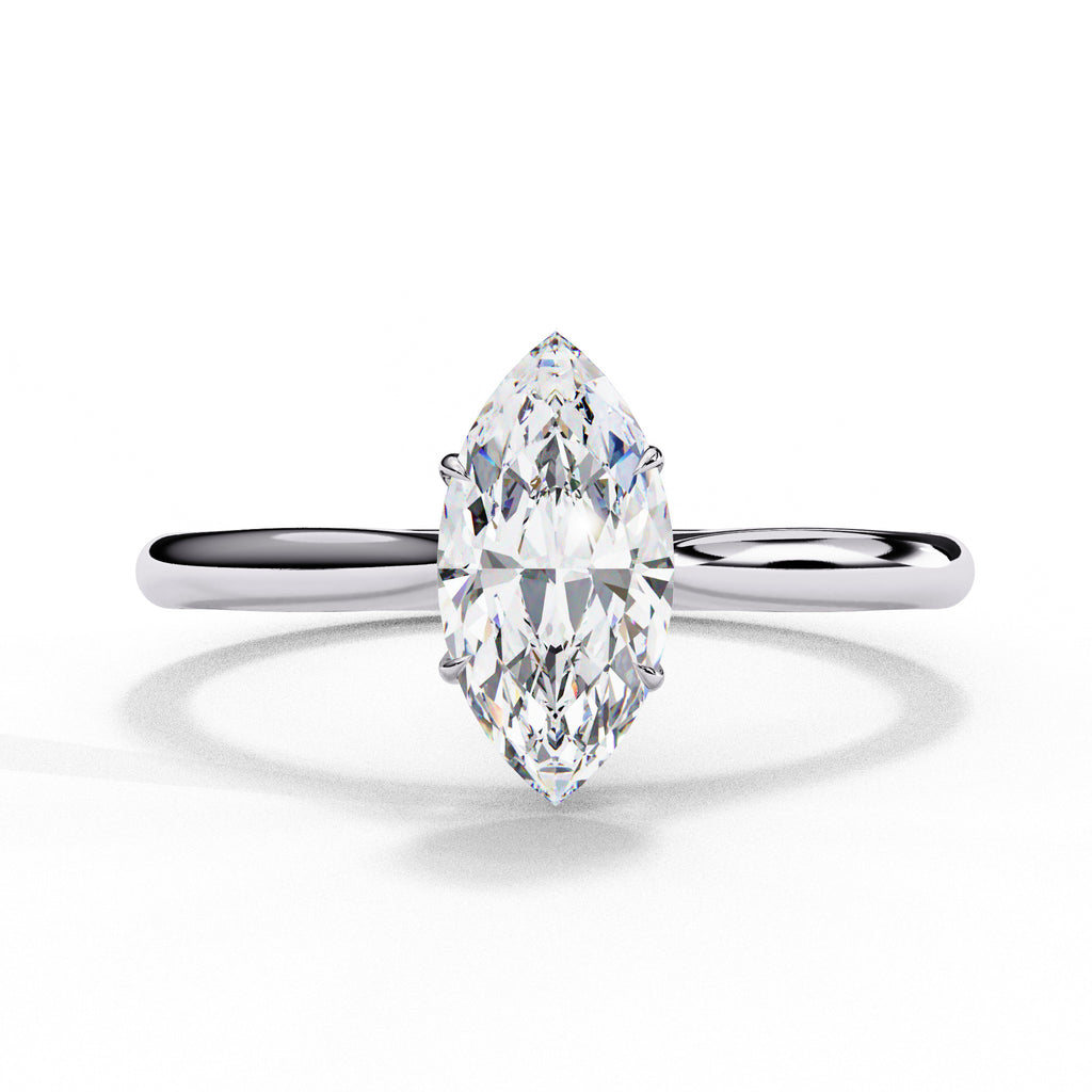 Alera Marquise Cut Solitaire Diamond Ring