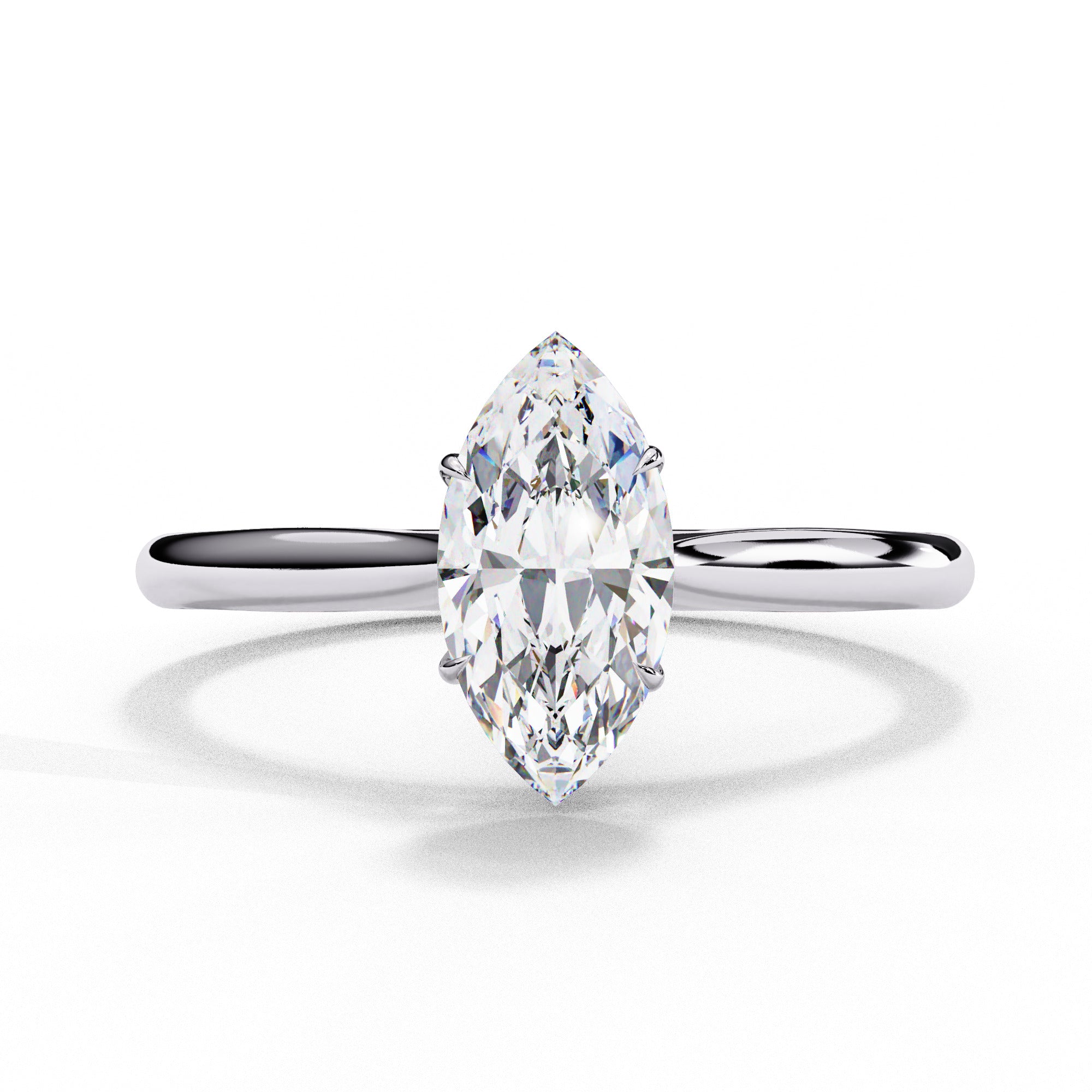 Alera Marquise Cut Solitaire Diamond Ring