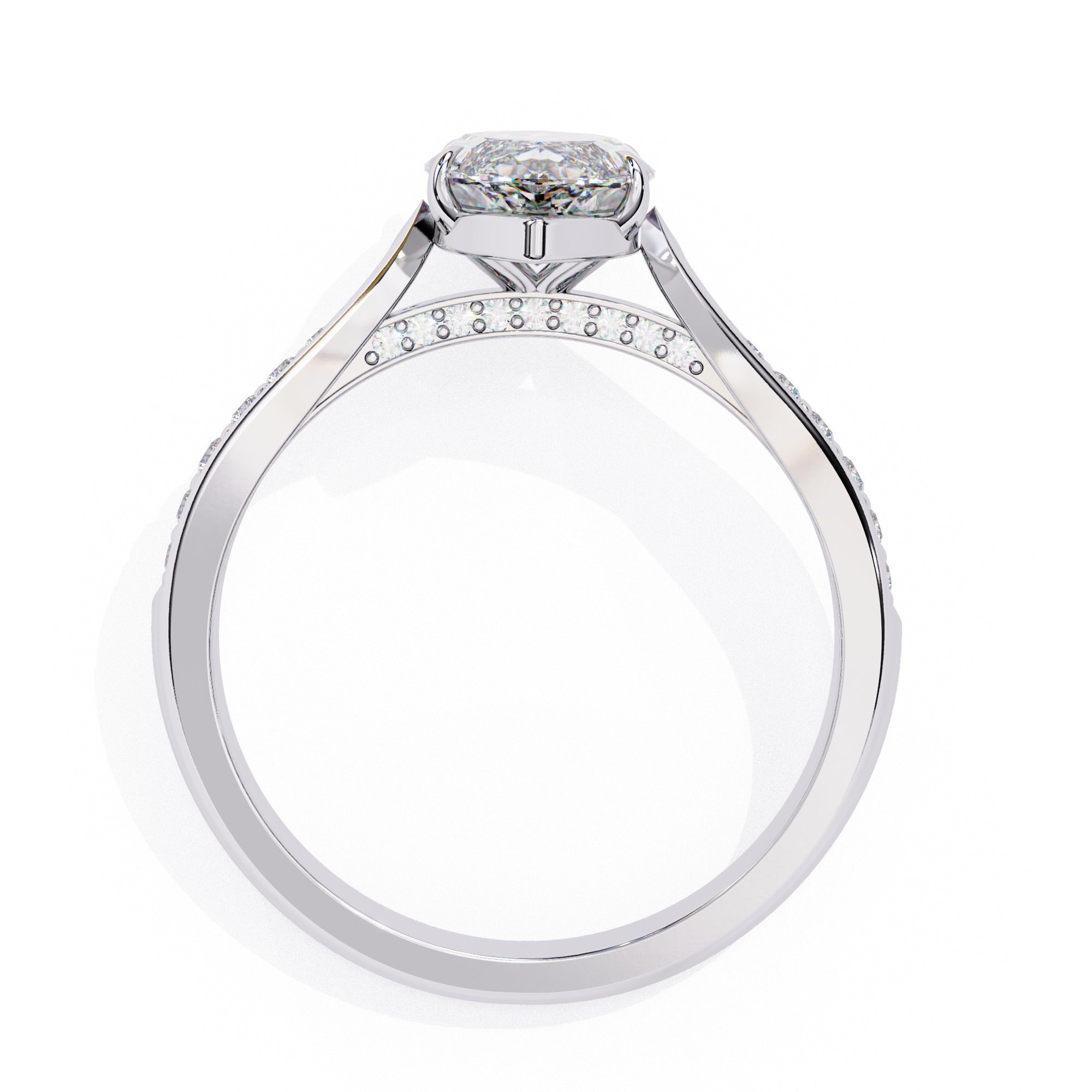 Alera Marquise Pave Diamond Ring