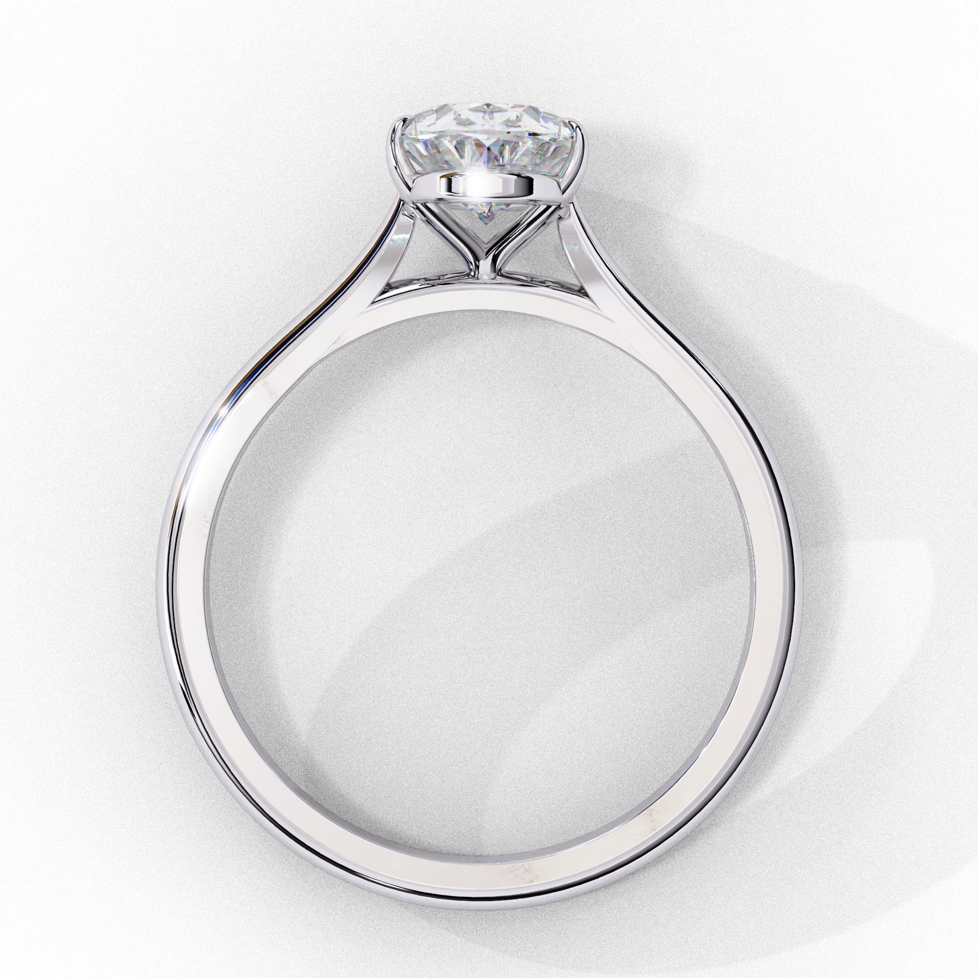 Alera Oval Cut Solitaire Diamond Ring