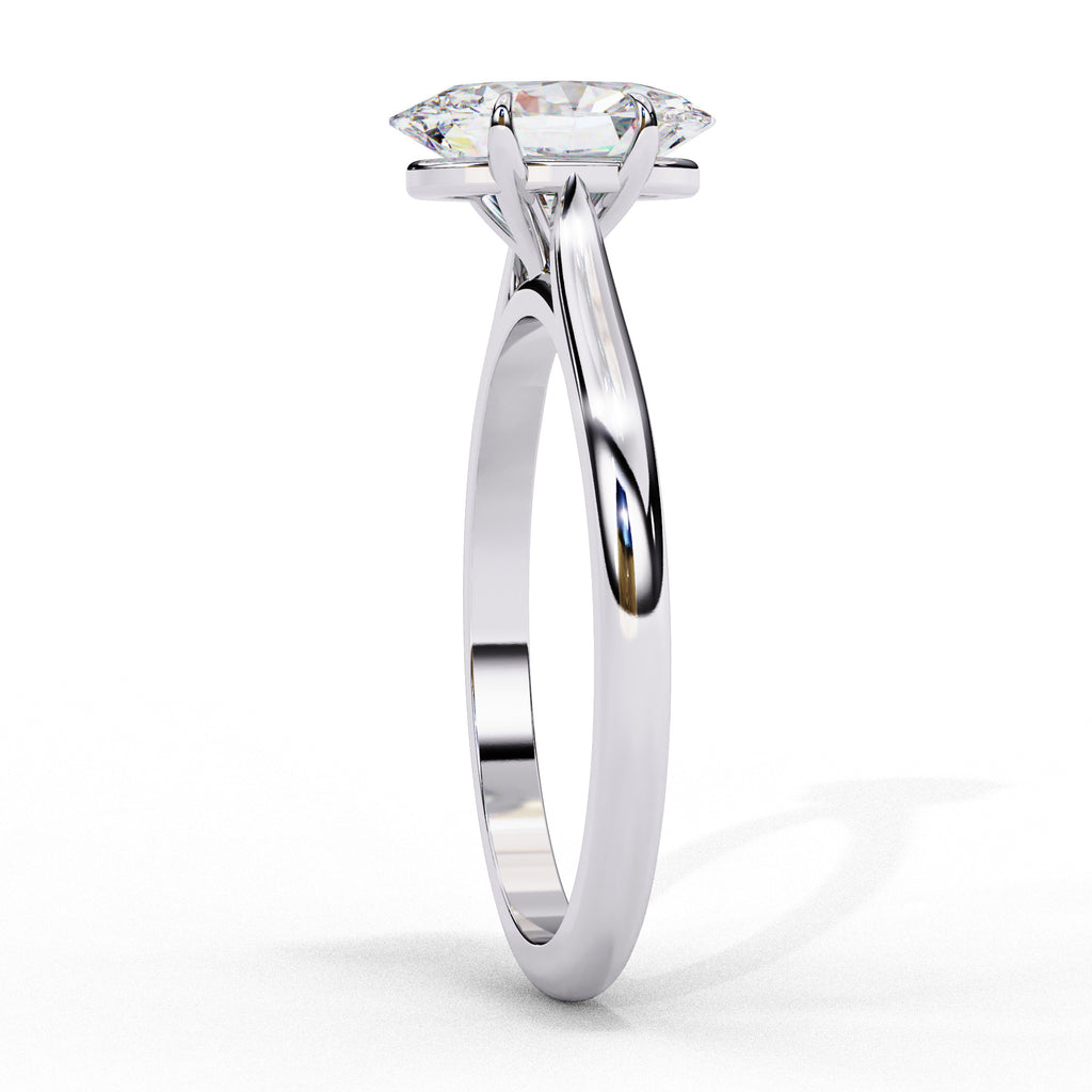 Alera Oval Cut Solitaire Diamond Ring