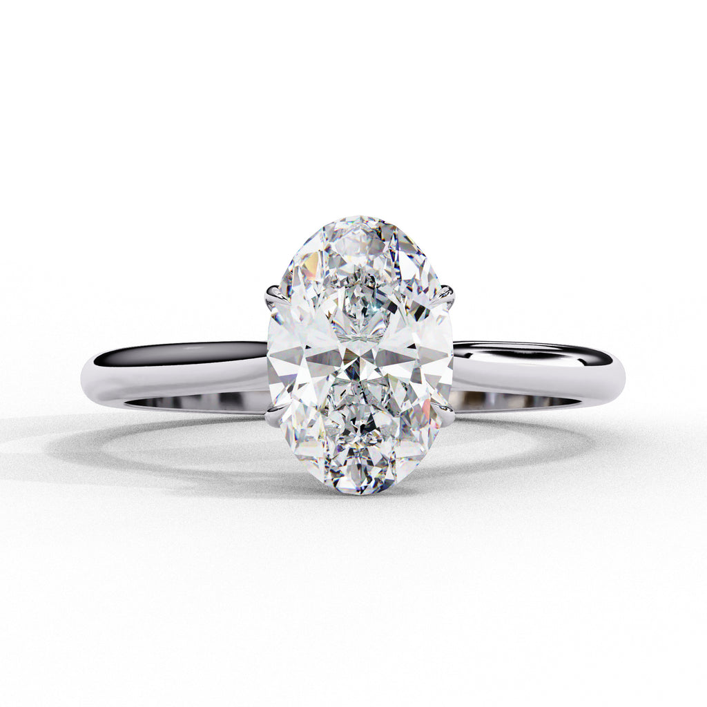 Alera Oval Cut Solitaire Diamond Ring