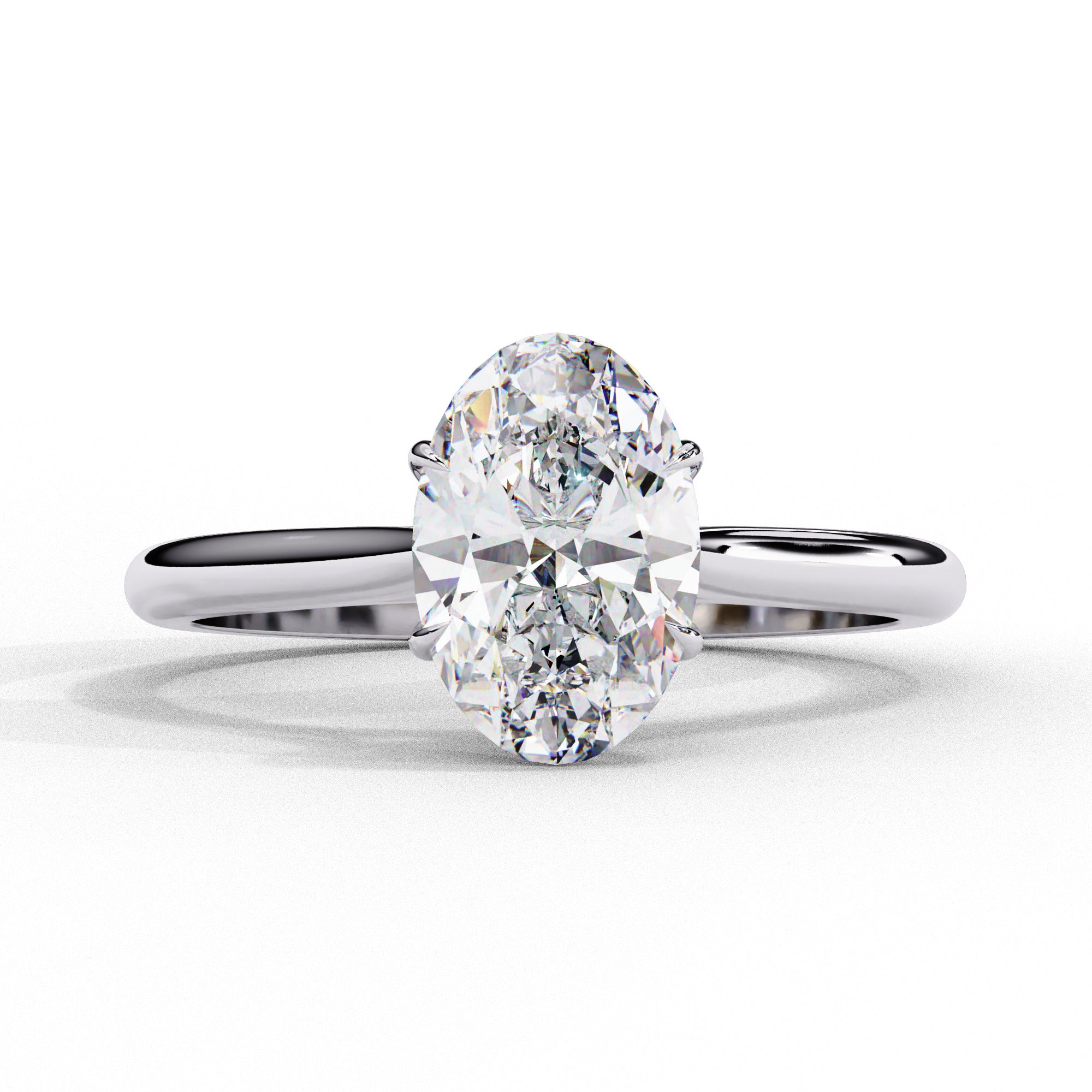 Alera Oval Cut Solitaire Diamond Ring