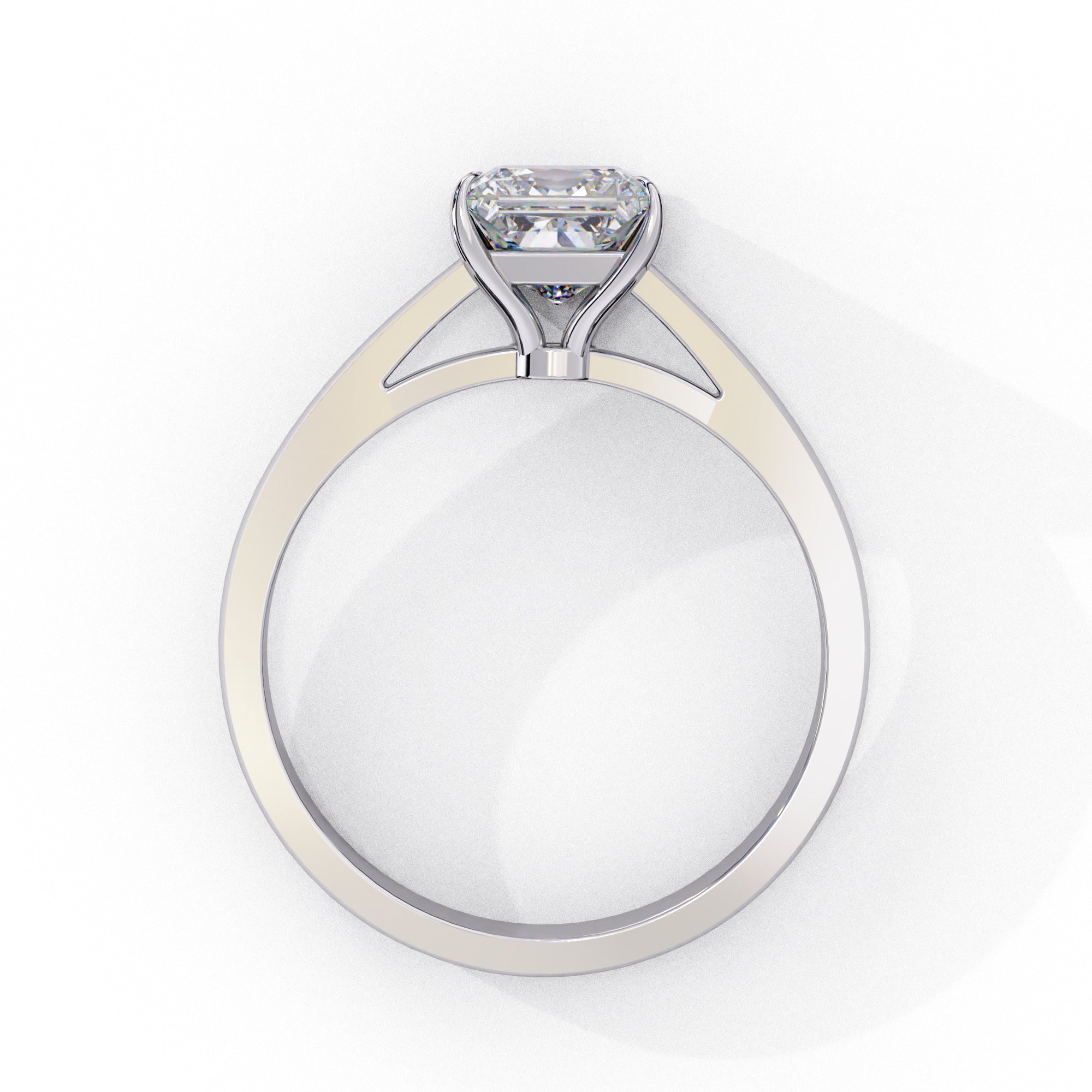 Alera Princess Cut Solitaire Diamond Ring