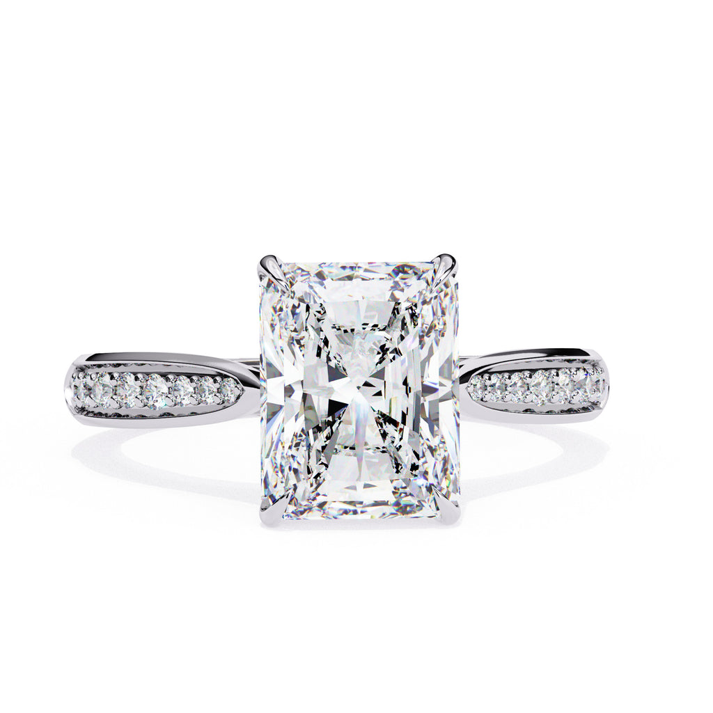 Alera Radiant Pave Diamond Ring