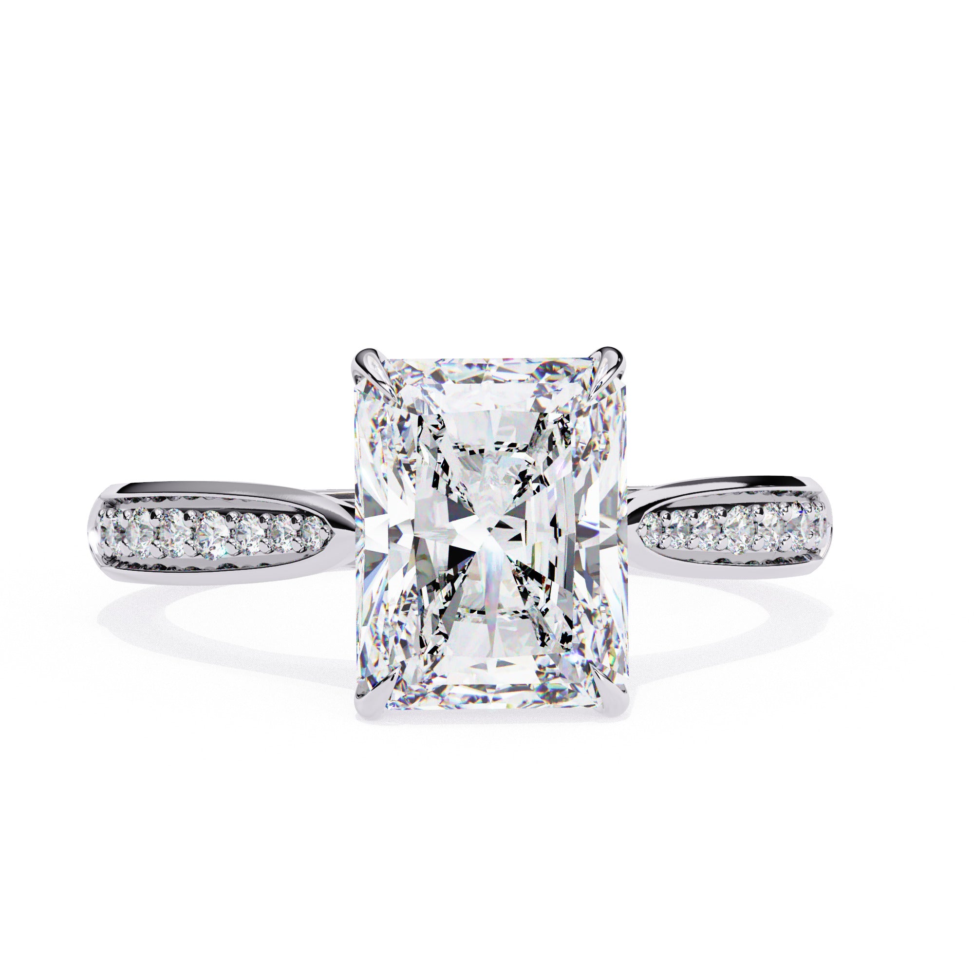 Alera Radiant Pave Diamond Ring