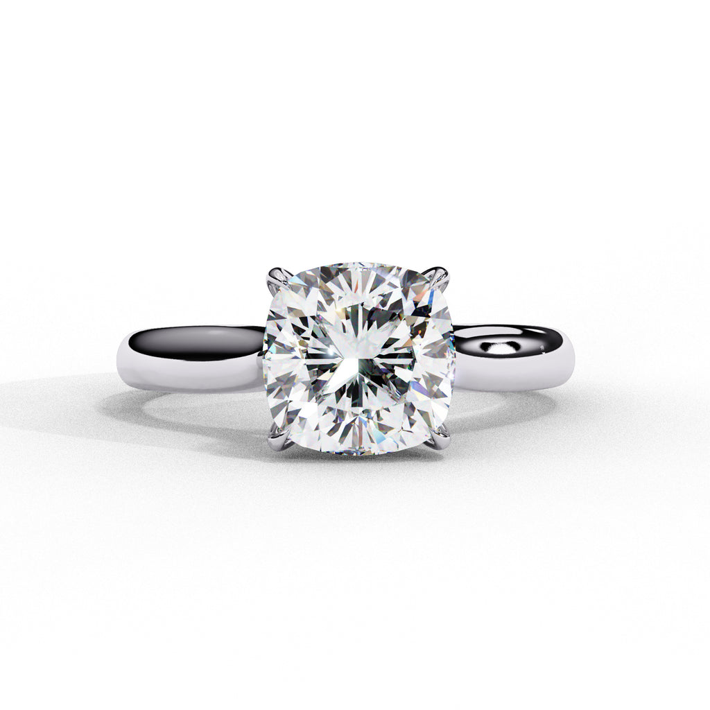 Alera Round Cut Solitaire Diamond Ring