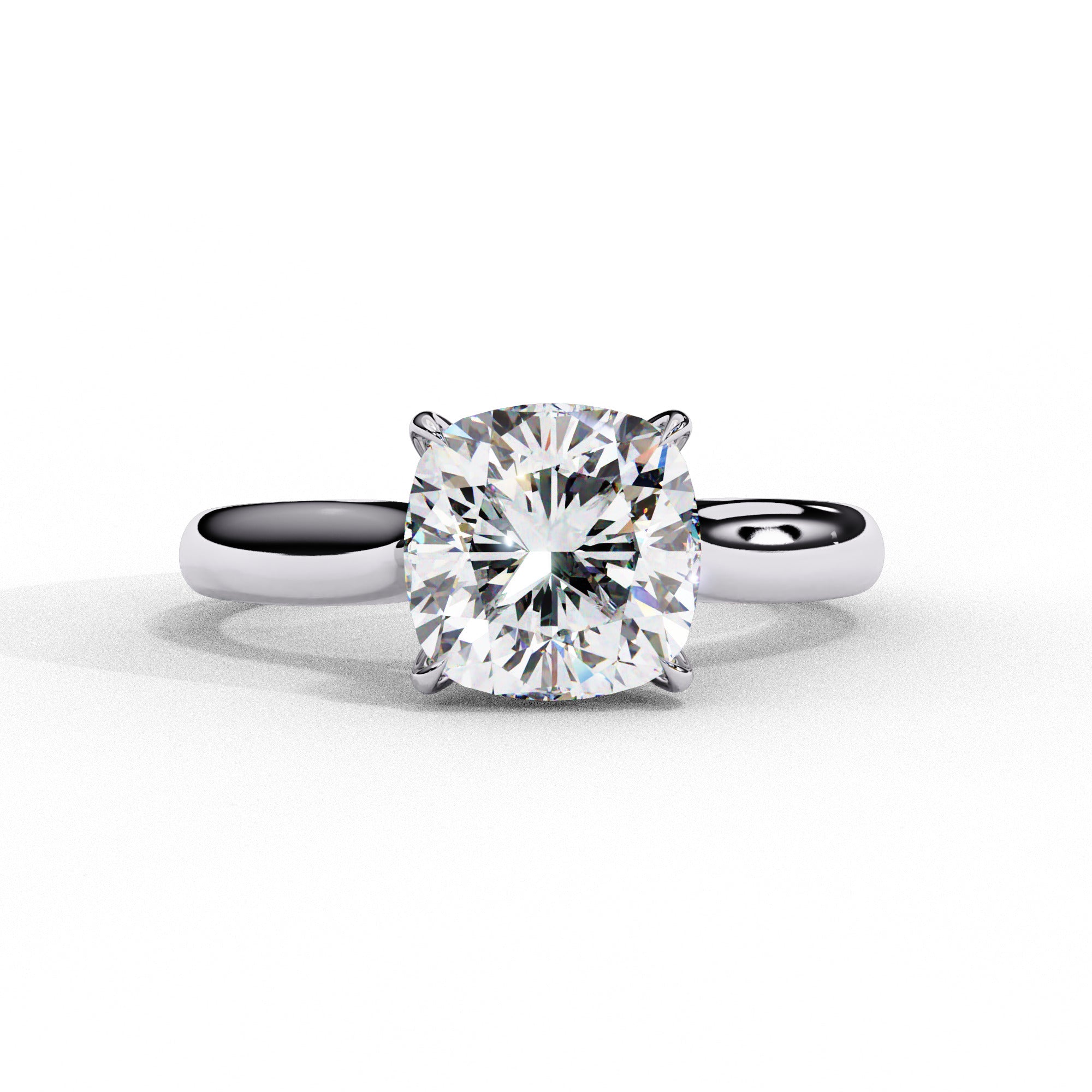 Alera Round Cut Solitaire Diamond Ring