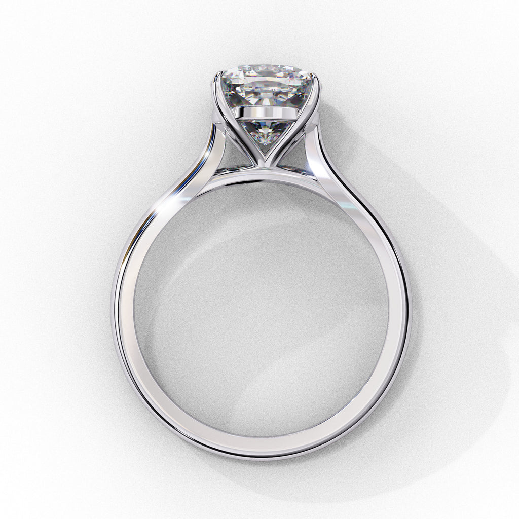 Alera Round Cut Solitaire Diamond Ring