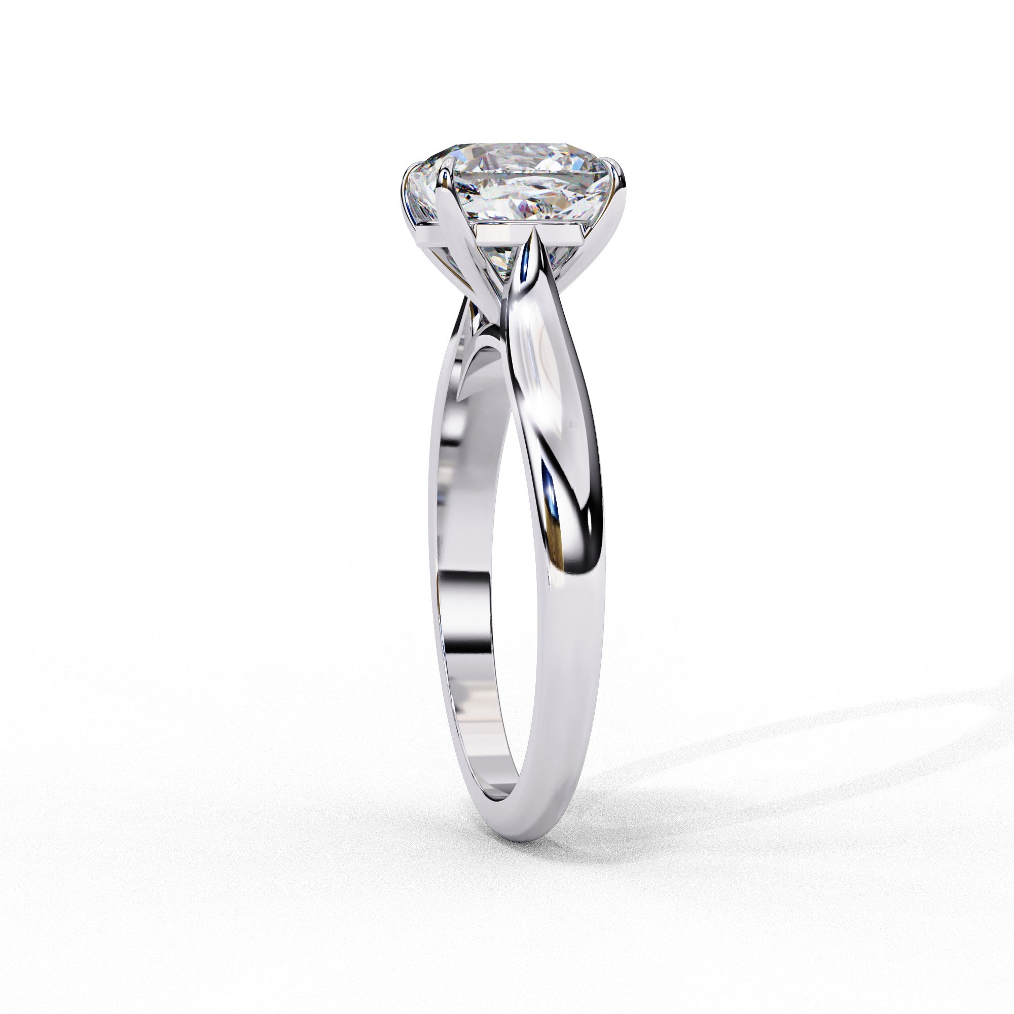Alera Round Cut Solitaire Diamond Ring