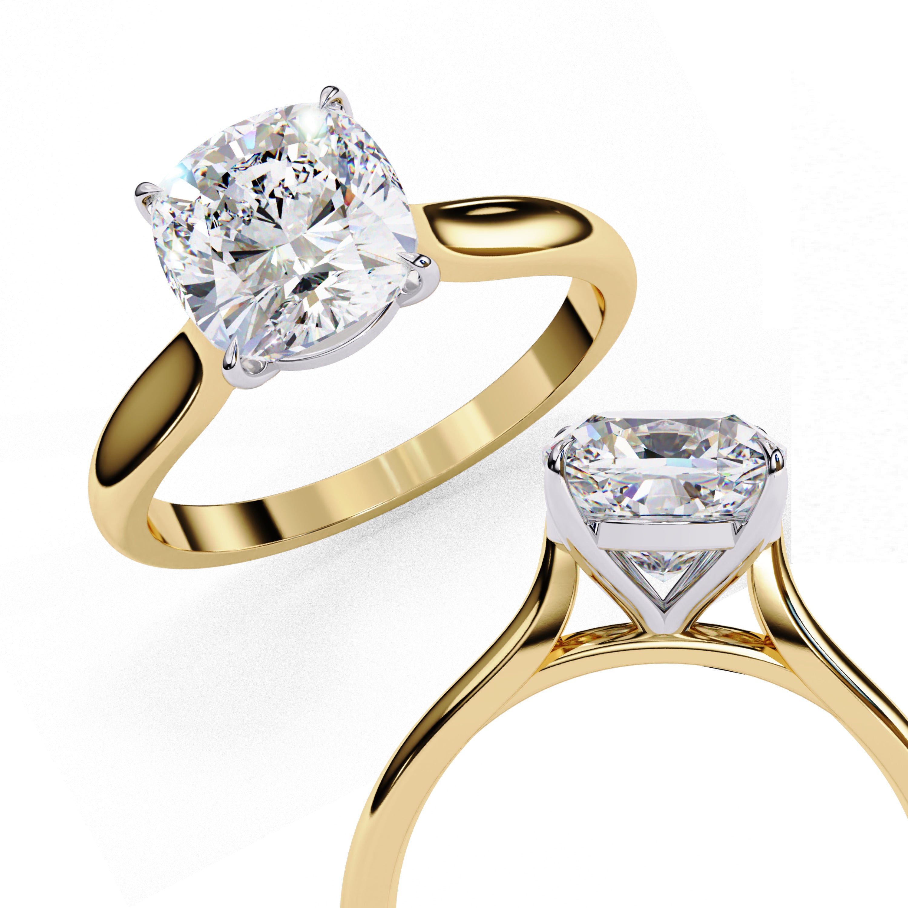 Alera Round Cut Solitaire Diamond Ring